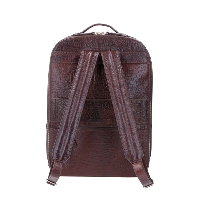 FMME. Claire 15.6 Backpack Croco Brown 3 FMME. Claire 15.6 Backpack Croco Brown - Afbeelding 3