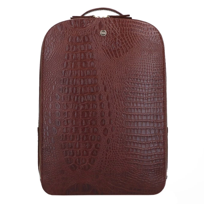 FMME. Claire 15.6 Backpack Croco Brown 9 FMME. Claire 15.6 Backpack Croco Brown - Afbeelding 9