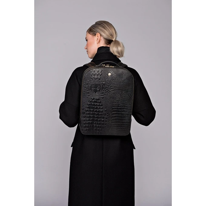 FMME. Claire 15.6 Backpack Croco Brown 10 FMME. Claire 15.6 Backpack Croco Brown - Afbeelding 10