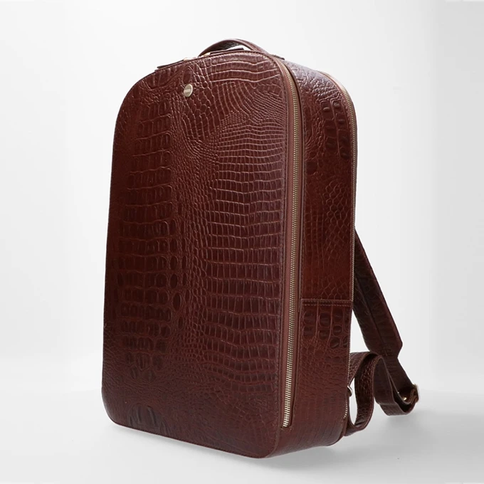 FMME. Claire 15.6 Backpack Croco Brown 11 FMME. Claire 15.6 Backpack Croco Brown - Afbeelding 11