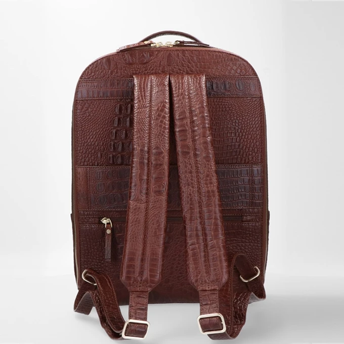 FMME. Claire 15.6 Backpack Croco Brown 12 FMME. Claire 15.6 Backpack Croco Brown - Afbeelding 12