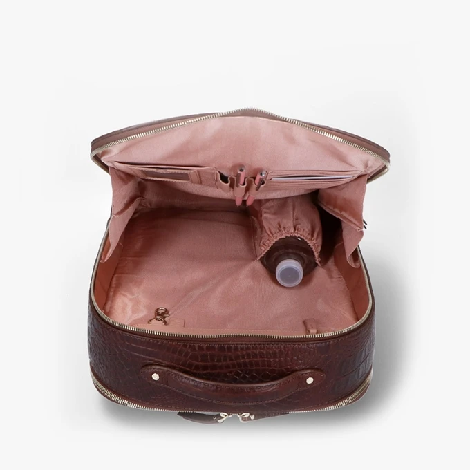 FMME. Claire 15.6 Backpack Croco Brown 14 FMME. Claire 15.6 Backpack Croco Brown - Afbeelding 14