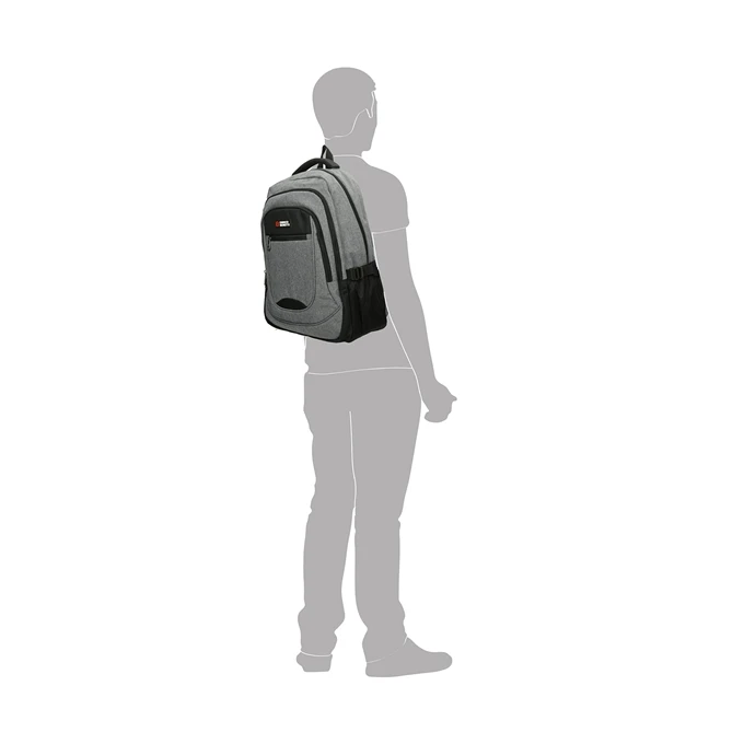 Enrico Benetti Hamburg 17'' Laptop Backpack Light Grey 2 Enrico Benetti Hamburg 17'' Laptop Backpack Light Grey - Afbeelding 2