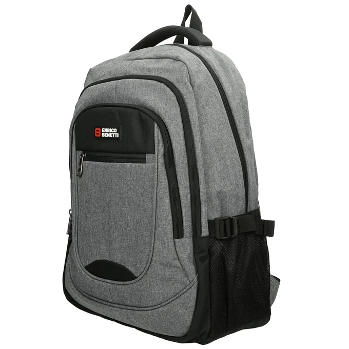 Enrico Benetti Hamburg 17'' Laptop Backpack Light Grey 3 Enrico Benetti Hamburg 17'' Laptop Backpack Light Grey - Afbeelding 3