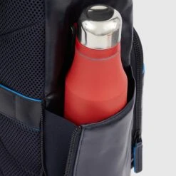 Piquadro Blue Square Backpack Two Front Pockets Brown -Ospre Koffers Winkel image 11071