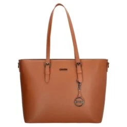 Charm London Birmingham Shopper 15.6 Inch Cognac 8 Charm London Birmingham Shopper 15.6 Inch Cognac -Ospre Koffers Winkel image 11395