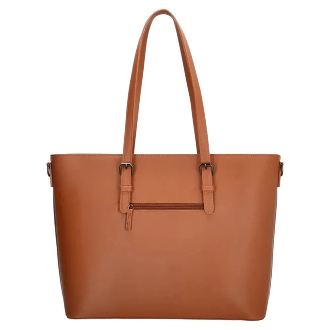 Charm London Birmingham Shopper 15.6 Inch Cognac 5 Charm London Birmingham Shopper 15.6 Inch Cognac - Afbeelding 5