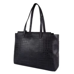Cowboysbag Laptop Bag Babell 15.6 Inch Croco Black -Ospre Koffers Winkel image 11411