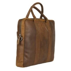 DSTRCT Limited Single Zip 14'' Laptoptas Cognac -Ospre Koffers Winkel image 11443