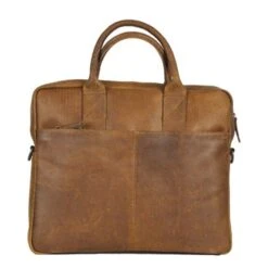 DSTRCT Limited Single Zip 14'' Laptoptas Cognac -Ospre Koffers Winkel image 11444