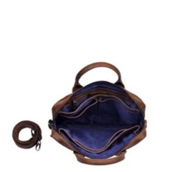 DSTRCT Limited Single Zip 14'' Laptoptas Cognac -Ospre Koffers Winkel image 11445