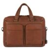 Piquadro Black Square Computer Briefcase 15" Tobacco