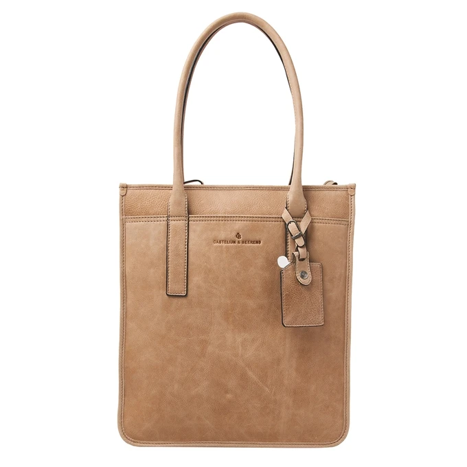 Castelijn & Beerens Carisma Laptop Shopper 15,6" RFID Beige 1 Castelijn & Beerens Carisma Laptop Shopper 15,6" RFID Beige