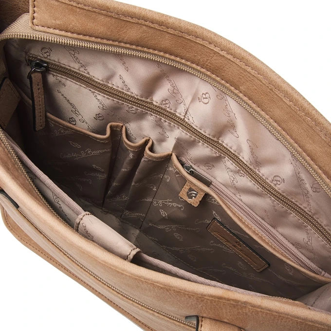 Castelijn & Beerens Carisma Laptop Shopper 15,6" RFID Beige 6 Castelijn & Beerens Carisma Laptop Shopper 15,6" RFID Beige - Afbeelding 6