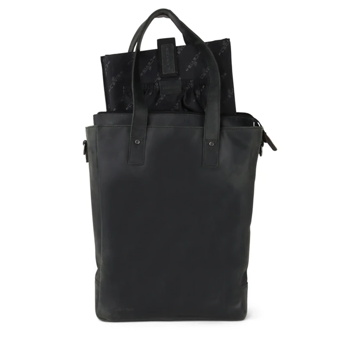 Plevier Retro Jackson Shopper Zwart 3 Plevier Retro Jackson Shopper Zwart - Afbeelding 3