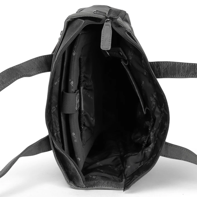 Plevier Retro Jackson Shopper Zwart 4 Plevier Retro Jackson Shopper Zwart - Afbeelding 4