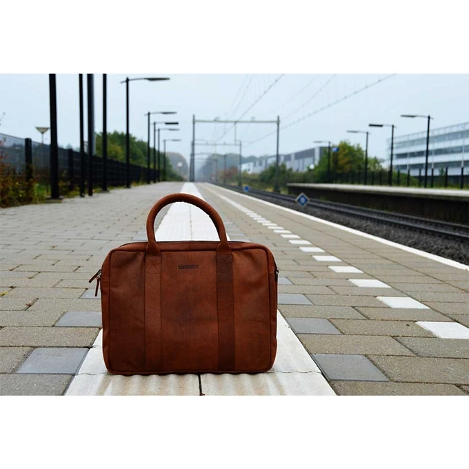 DSTRCT Main Street Workingbag 15.6'' Cognac 6 DSTRCT Main Street Workingbag 15.6'' Cognac - Afbeelding 6