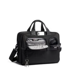 Tumi Alpha Expandable Organizer Laptop Brief Black -Ospre Koffers Winkel image 11835