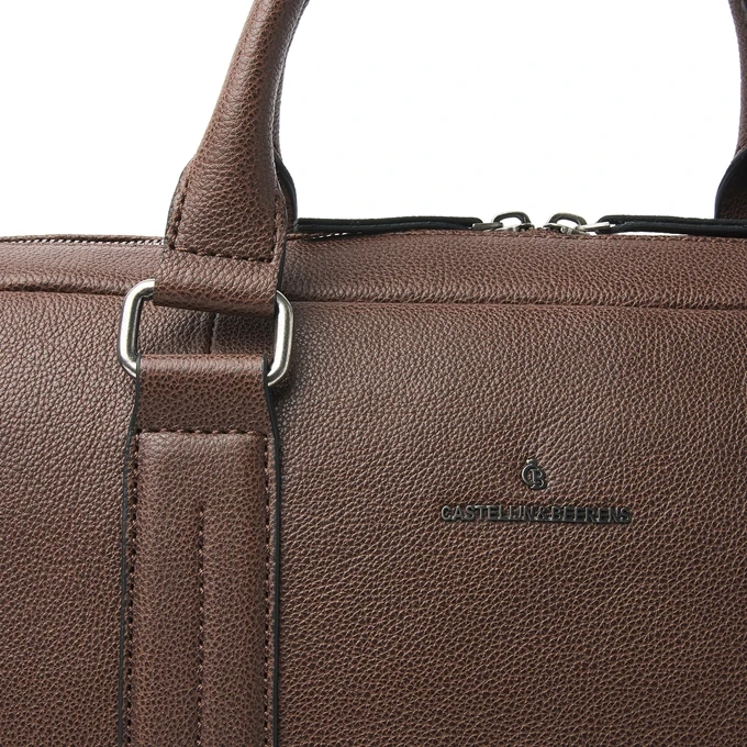 Castelijn & Beerens Olaf Laptoptas 15.6" Donkerbruin 7 Castelijn & Beerens Olaf Laptoptas 15.6" Donkerbruin - Afbeelding 7