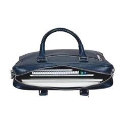 Leonhard Heyden Montreal Zipped Briefcase 1 Compartment Navy Blue -Ospre Koffers Winkel image 11923
