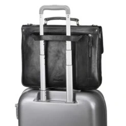 Leonhard Heyden Roma Briefcase 2 Compartments Brown -Ospre Koffers Winkel image 11954