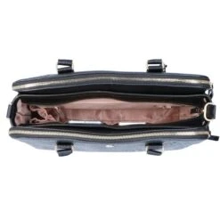 FMME. Charlotte 13.3 Workingbag 3 Pockets Croco Black -Ospre Koffers Winkel image 12001