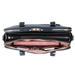 FMME. Charlotte 13.3 Workingbag 3 Pockets Croco Black -Ospre Koffers Winkel image 12002