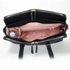 FMME. Charlotte 13.3 Workingbag 3 Pockets Croco Black -Ospre Koffers Winkel image 12007