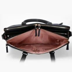 FMME. Charlotte 13.3 Workingbag 3 Pockets Croco Black -Ospre Koffers Winkel image 12009