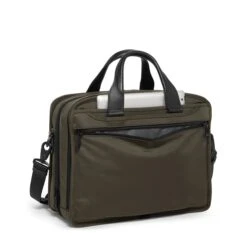 Tumi Alpha EXP Org Laptop Brief Olive Night -Ospre Koffers Winkel image 12034