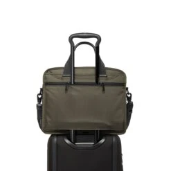 Tumi Alpha EXP Org Laptop Brief Olive Night -Ospre Koffers Winkel image 12035