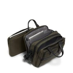 Tumi Alpha EXP Org Laptop Brief Olive Night -Ospre Koffers Winkel image 12037