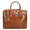 Leonhard Heyden Cambridge 1 Compartment Briefcase S Cognac