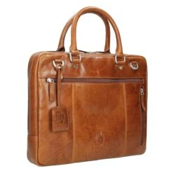 Leonhard Heyden Cambridge 1 Compartment Briefcase S Cognac 7 Leonhard Heyden Cambridge 1 Compartment Briefcase S Cognac -Ospre Koffers Winkel image 12074