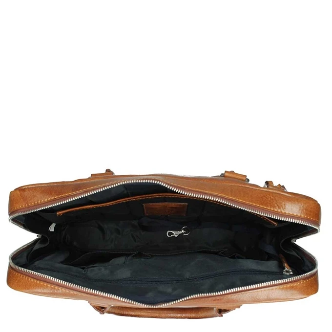 Leonhard Heyden Cambridge 1 Compartment Briefcase S Cognac 4 Leonhard Heyden Cambridge 1 Compartment Briefcase S Cognac - Afbeelding 4