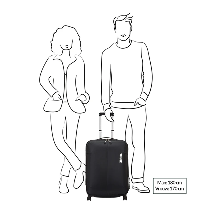 Thule Subterra Spinner 63 Black 2 Thule Subterra Spinner 63 Black - Afbeelding 2