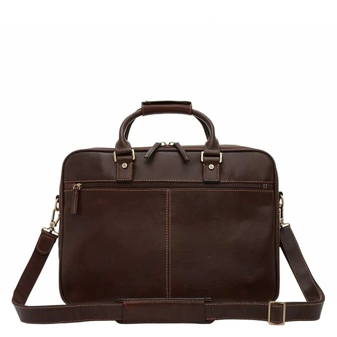 Castelijn & Beerens Verona Business Laptoptas 15.6" Mocca 3 Castelijn & Beerens Verona Business Laptoptas 15.6" Mocca - Afbeelding 3