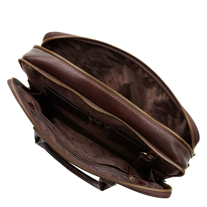 Castelijn & Beerens Verona Business Laptoptas 15.6" Mocca 4 Castelijn & Beerens Verona Business Laptoptas 15.6" Mocca - Afbeelding 4