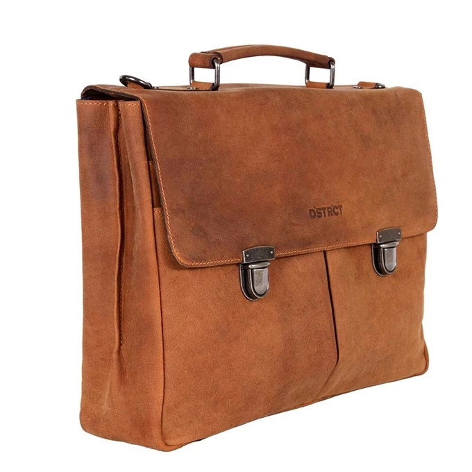DSTRCT Wall Street Workingbag 15" Cognac2 3 DSTRCT Wall Street Workingbag 15" Cognac2 - Afbeelding 3