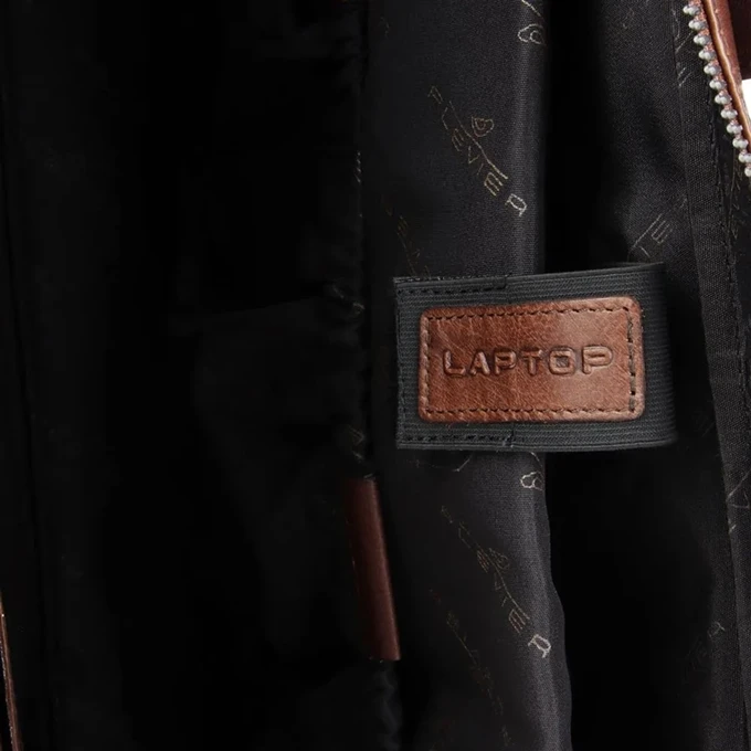 Plevier Onyx Laptoptas 17.3'' Bruin 9 Plevier Onyx Laptoptas 17.3'' Bruin - Afbeelding 9