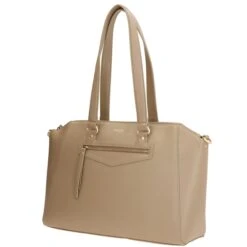 LouLou Essentiels Royal Nappa Laptopbag Taupe -Ospre Koffers Winkel image 12398