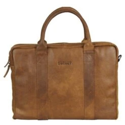 DSTRCT Limited Double Zip 15'' Laptoptas Cognac