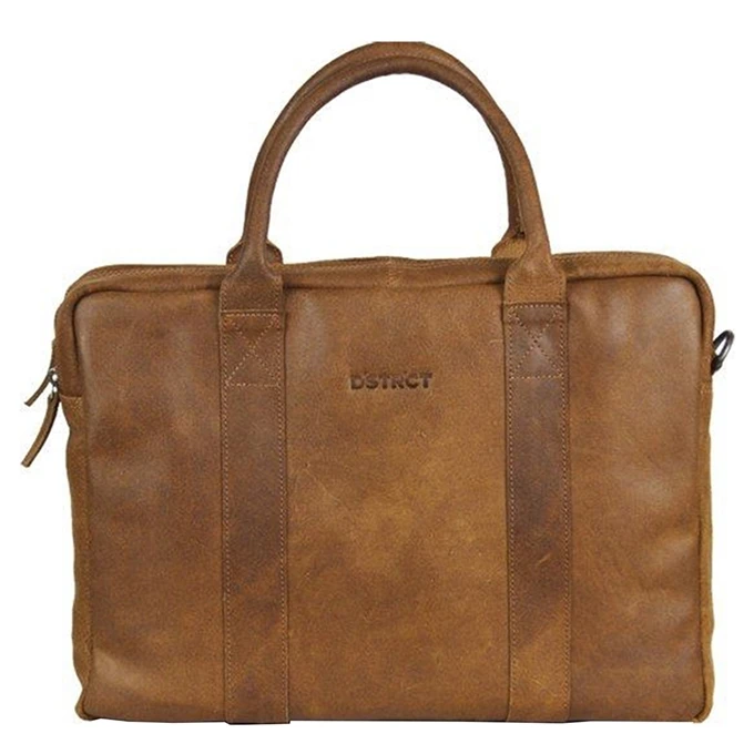 DSTRCT Limited Double Zip 15'' Laptoptas Cognac 1 DSTRCT Limited Double Zip 15'' Laptoptas Cognac