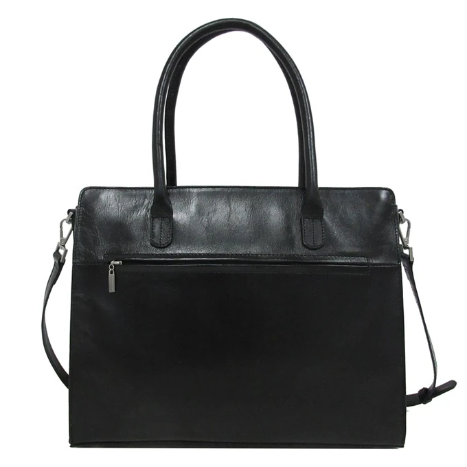 Claudio Ferrici Classico Businessbag 15'' Black 3 Claudio Ferrici Classico Businessbag 15'' Black - Afbeelding 3