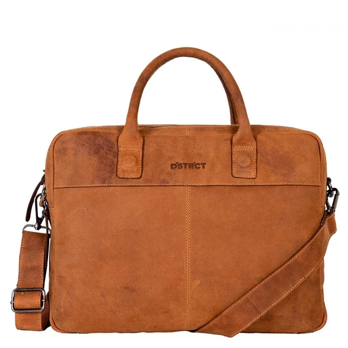 DSTRCT Wall Street Workingbag 15,6" Cognac 1 DSTRCT Wall Street Workingbag 15,6" Cognac