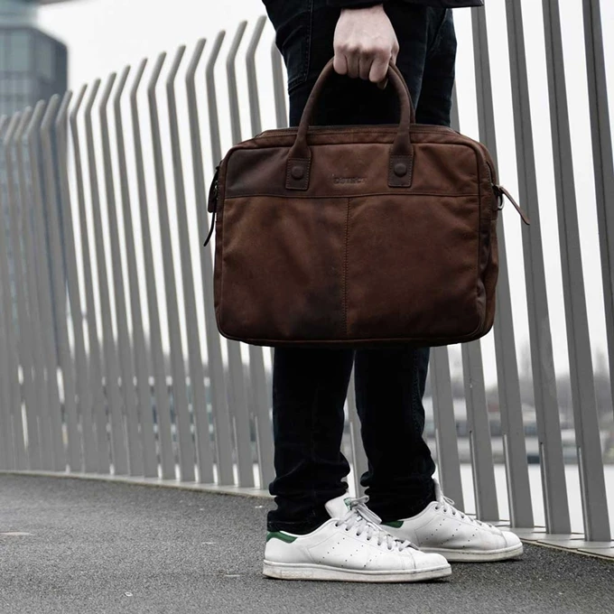 DSTRCT Wall Street Workingbag 15,6" Cognac 2 DSTRCT Wall Street Workingbag 15,6" Cognac - Afbeelding 2