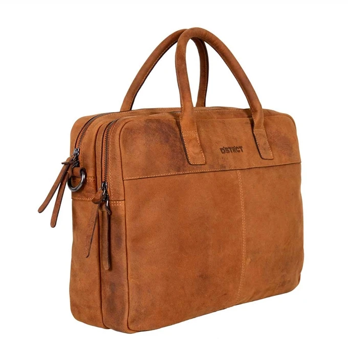DSTRCT Wall Street Workingbag 15,6" Cognac 4 DSTRCT Wall Street Workingbag 15,6" Cognac - Afbeelding 4