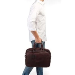 Burkely Antique Avery Workbag 15.6" Dark Brown -Ospre Koffers Winkel image 12530