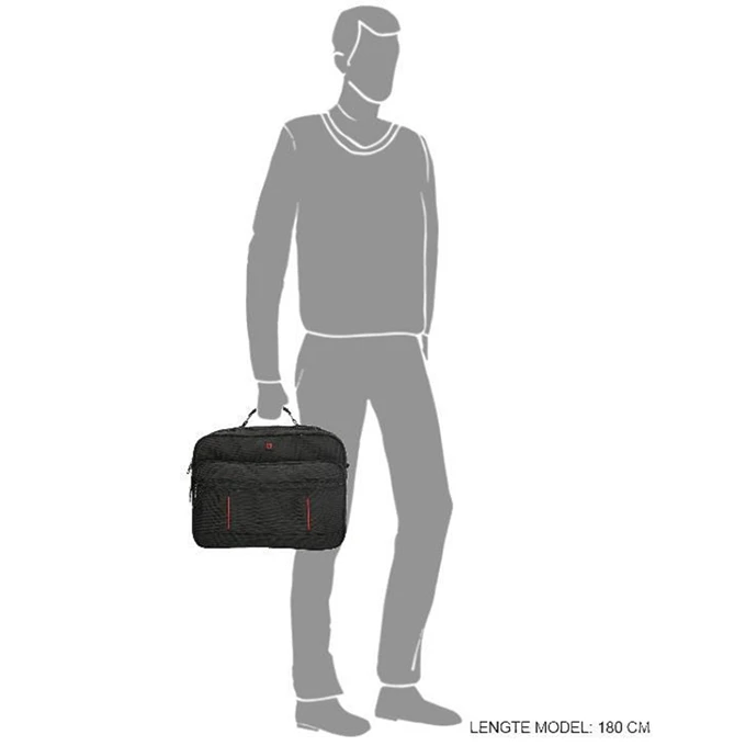 Enrico Benetti Cornell Reportertas 15.6'' Zwart 2 Enrico Benetti Cornell Reportertas 15.6'' Zwart - Afbeelding 2