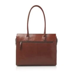 Castelijn & Beerens Gaucho Ellen Laptop Shoulderbag 15.6'' Cognac -Ospre Koffers Winkel image 12575